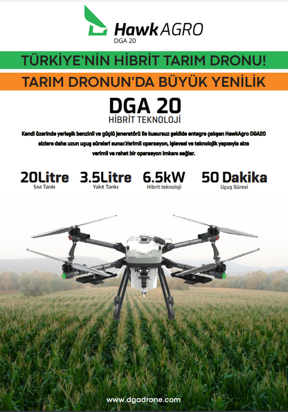 HAWKAGRO DGA20 HİBRİT TARIM DRONU